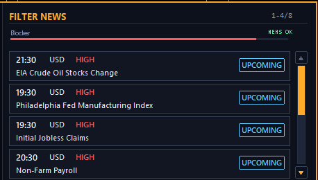 Filter News และ EA Order Log